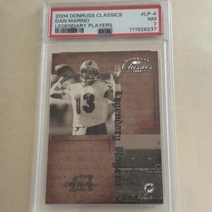 2004 Donruss Classics Dan Marino Graded Football Card PSA 7 Certified